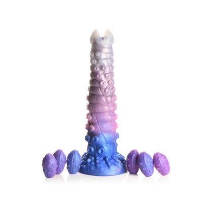 CREATURE COCKS - TENTA-QUEEN OVIPOSITOR DILDO WITH 6 EGGS