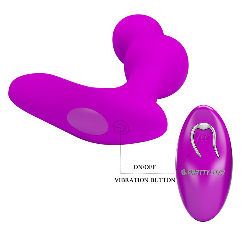 PRETTYLOVE - TERRANCE VIBRATING BUTT PLUG WITH REMOTE