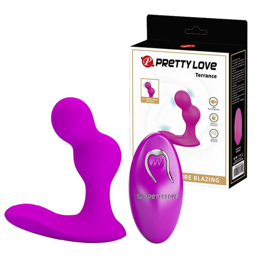 PRETTYLOVE - TERRANCE VIBRATING BUTT PLUG WITH REMOTE