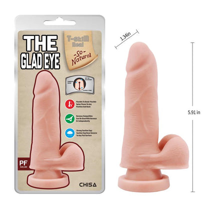 CHISA - THE GLAD EYE DUAL-DENSITY DILDO 15*3.4CM