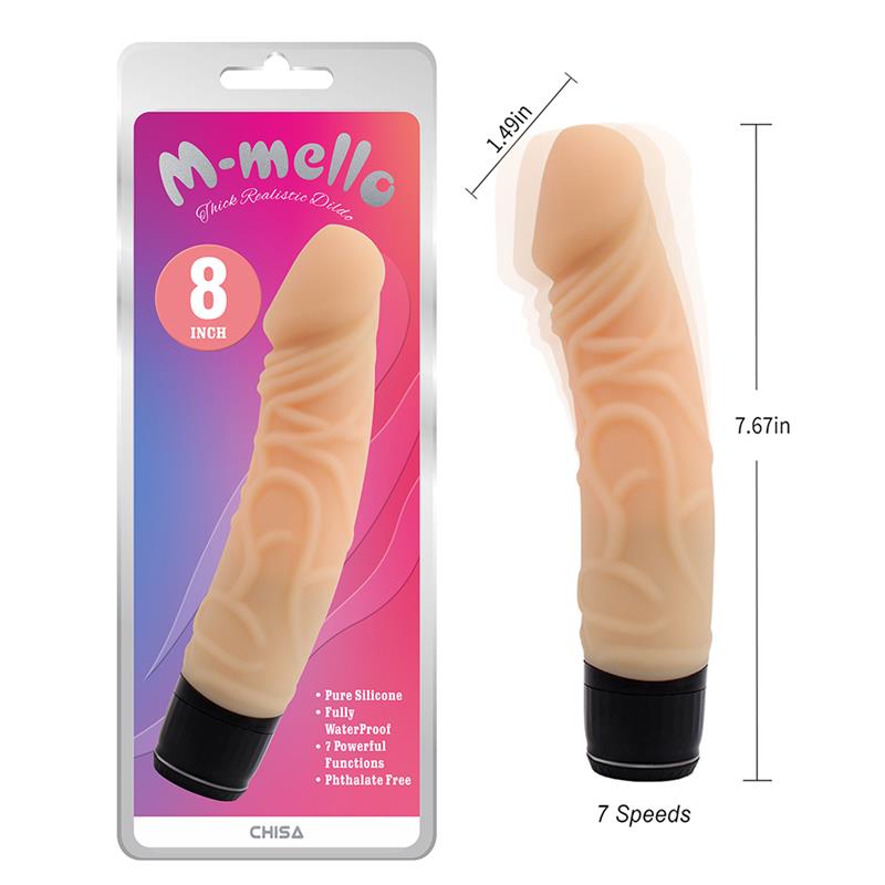 CHISA - THICK VIBE FLESH 8 - 19.5 CM