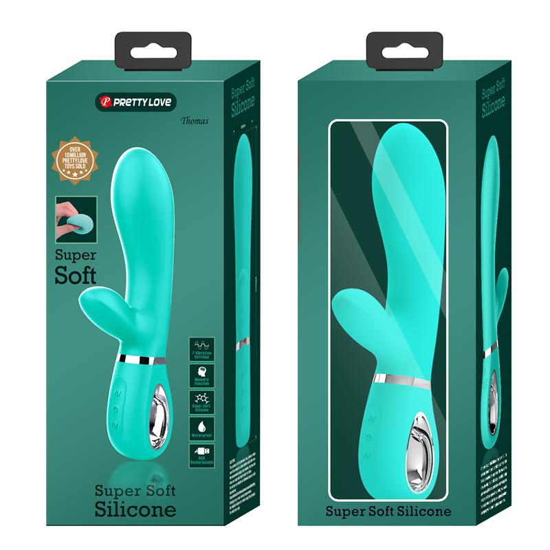 PRETTYLOVE - THOMAS VIBRATOR G-SPOT AQUA