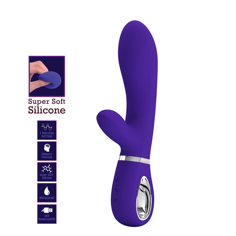 PRETTYLOVE - THOMAS VIBRATOR G-SPOT PURPLE