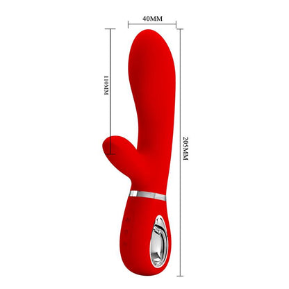 PRETTYLOVE - THOMAS VIBRATOR G-SPOT RED