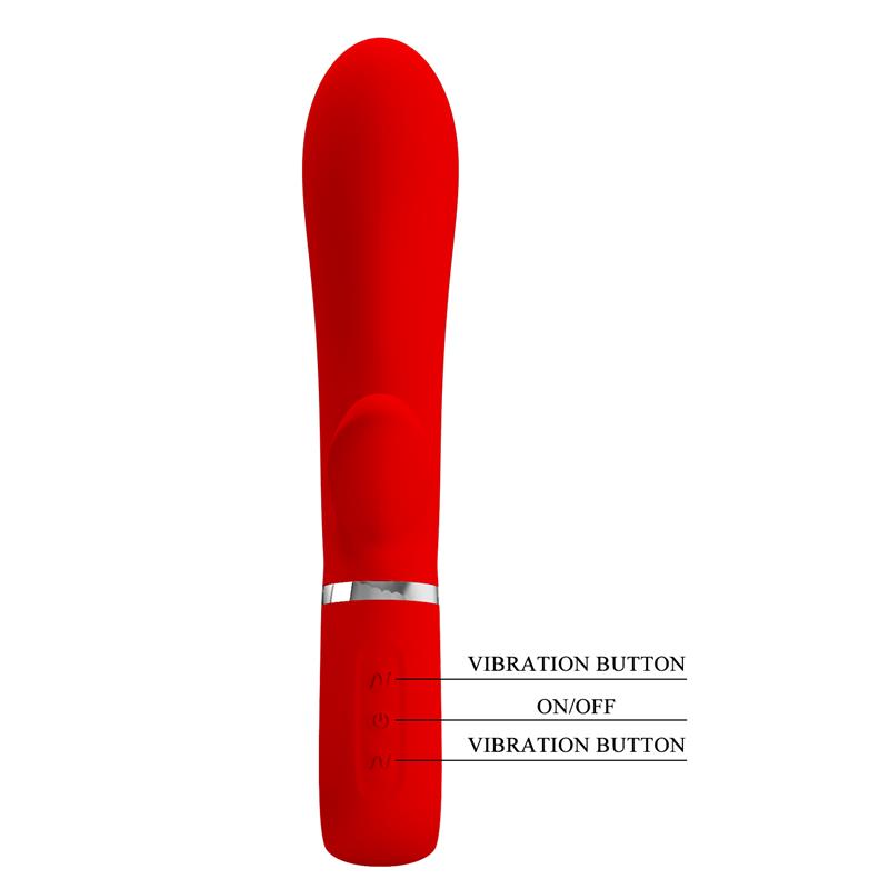 PRETTYLOVE - THOMAS VIBRATOR G-SPOT RED