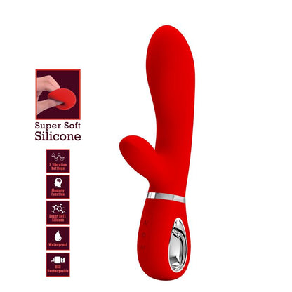 PRETTYLOVE - THOMAS VIBRATOR G-SPOT RED
