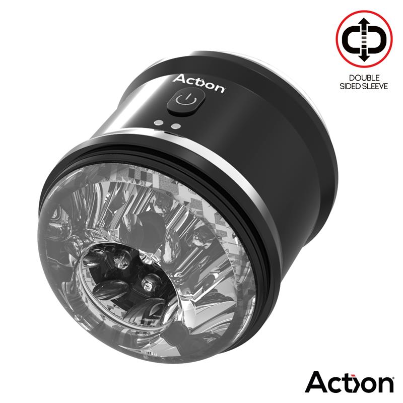 ACTION - THOR DOUBLE SIDED VIBRATING MASTURBATOR