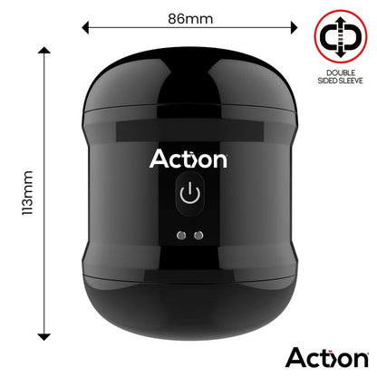 ACTION - THOR DOUBLE SIDED VIBRATING MASTURBATOR