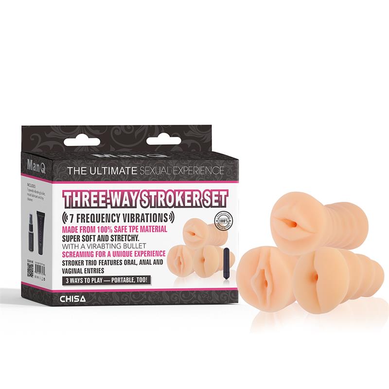 CHISA - THREE WAY STROKER SET OF 3
