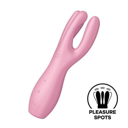 SATISFYER - THREESOME 3 LAY-ON VIBE 3 MOTORS PINK