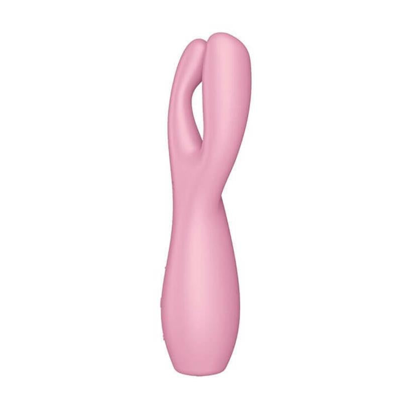 SATISFYER - THREESOME 3 LAY-ON VIBE 3 MOTORS PINK