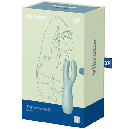 SATISFYER - THREESOME 3 LAY-ON VIBRATOR 3 MOTORS MINT