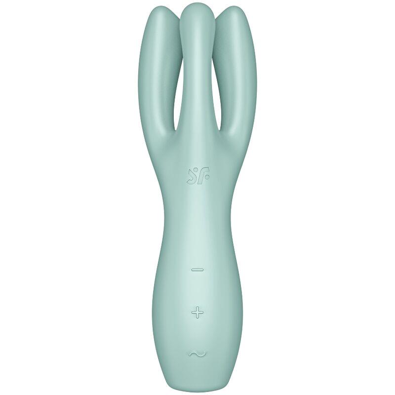 SATISFYER - THREESOME 3 LAY-ON VIBRATOR 3 MOTORS MINT