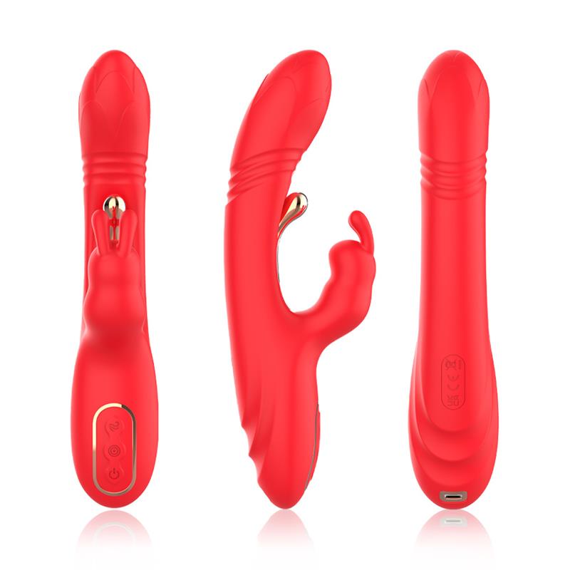 URBAN SKY - THRUSTING RABBIT TICKLER VIBRATOR LIQUID SILICONE