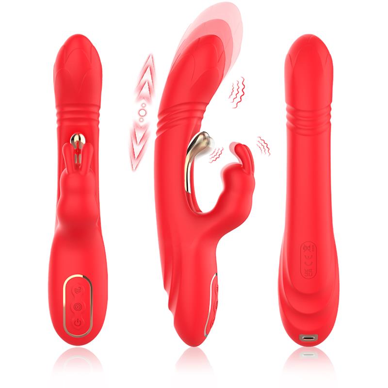 URBAN SKY - THRUSTING RABBIT TICKLER VIBRATOR LIQUID SILICONE