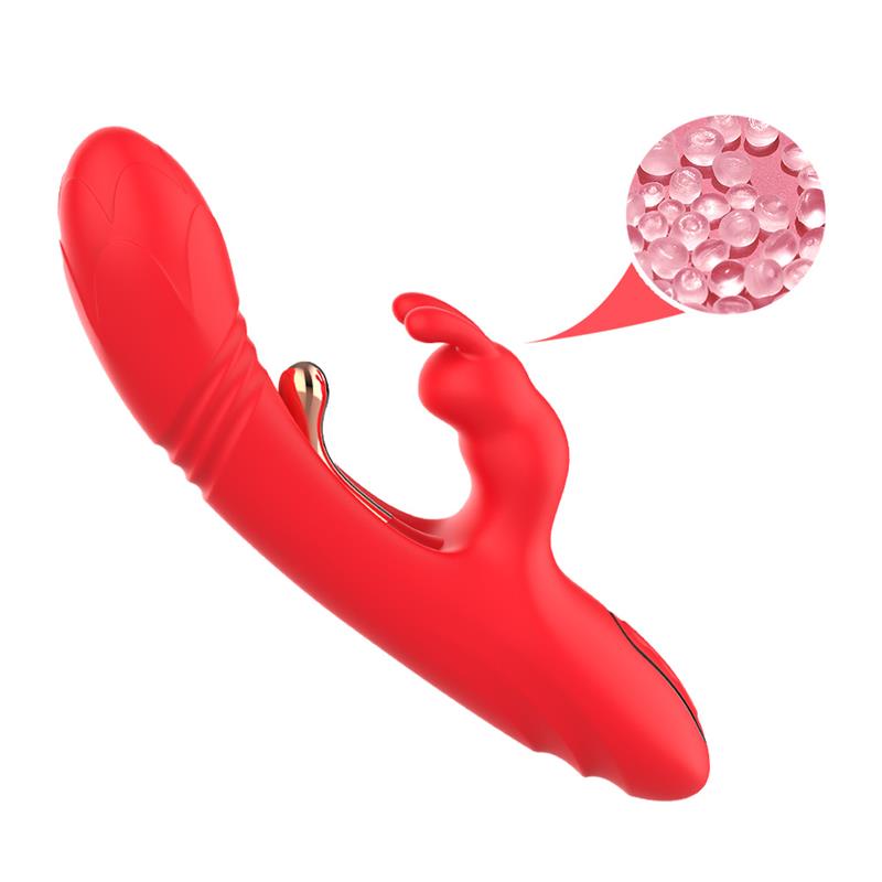 URBAN SKY - THRUSTING RABBIT TICKLER VIBRATOR LIQUID SILICONE