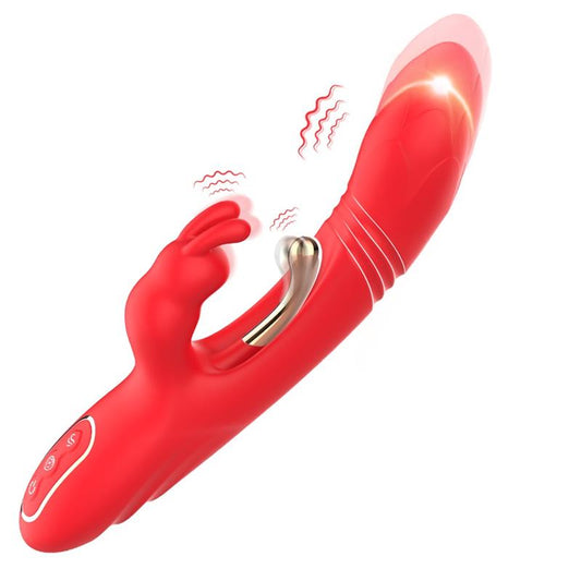 URBAN SKY - THRUSTING RABBIT TICKLER VIBRATOR LIQUID SILICONE