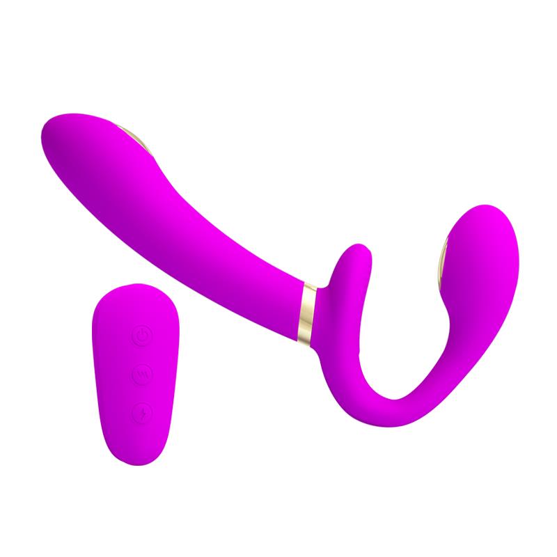 PRETTYLOVE - THUNDERBIRD COUPLES VIBE STRAPLESS WITH REMOTE CONTROL