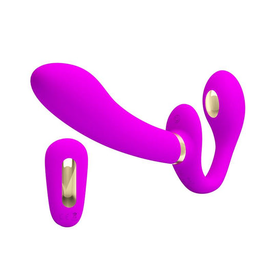 PRETTYLOVE - THUNDERBIRD COUPLES VIBE STRAPLESS WITH REMOTE CONTROL