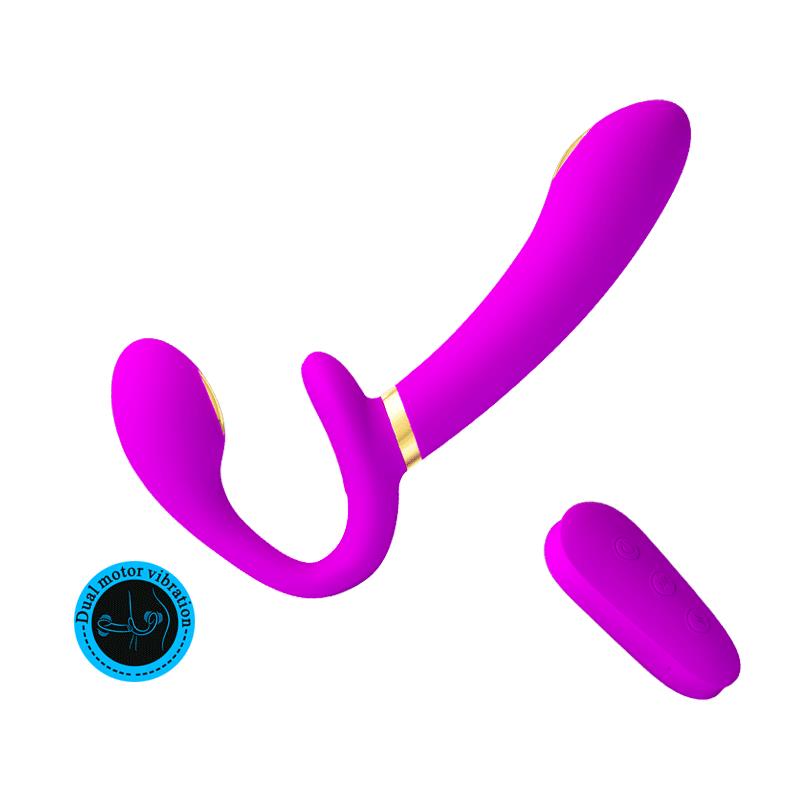 PRETTYLOVE - THUNDERBIRD COUPLES VIBE STRAPLESS WITH REMOTE CONTROL