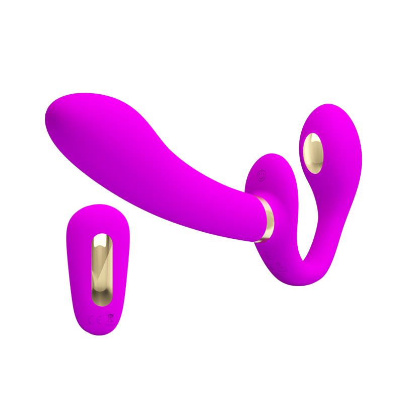 PRETTYLOVE - THUNDERBIRD COUPLES VIBE STRAPLESS WITH REMOTE CONTROL