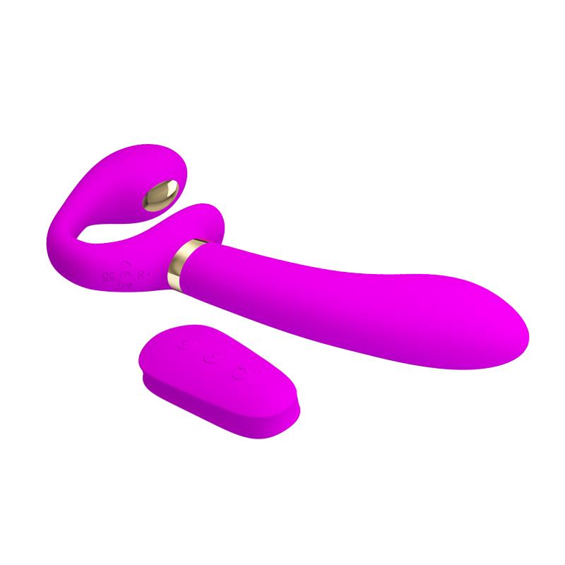 PRETTYLOVE - THUNDERBIRD COUPLES VIBE STRAPLESS WITH REMOTE CONTROL
