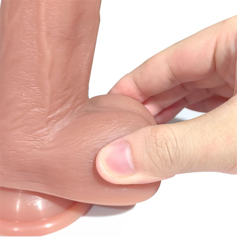 CENTAURO - TIBERIO REALISTIC TURBO SHAKING DILDO WITH THRUSTING, 360º ROTATION, AND REMOTE CONTROL LIQUID SILICONE