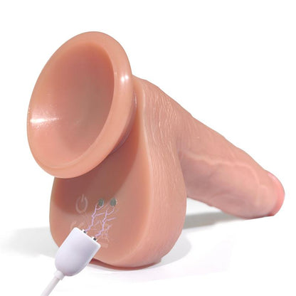 CENTAURO - TIBERIO DILDO RÉALISTE TURBO VIBRANT AVEC MOUVEMENT DE VA-ET-VIENT, ROTATION À 360º ET TÉLÉCOMMANDE, SILICONE LIQUIDE