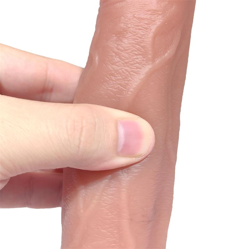 CENTAURO - TIBERIO DILDO RÉALISTE TURBO VIBRANT AVEC MOUVEMENT DE VA-ET-VIENT, ROTATION À 360º ET TÉLÉCOMMANDE, SILICONE LIQUIDE