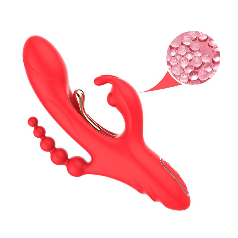 URBAN SKY - TICKLER RABBIT VIBRATOR WITH ANAL BEADS