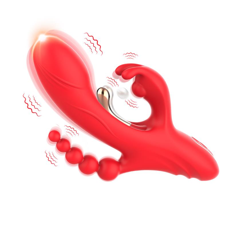 URBAN SKY - TICKLER RABBIT VIBRATOR WITH ANAL BEADS