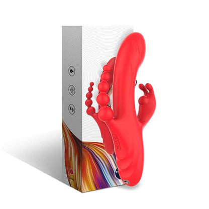 URBAN SKY - TICKLER RABBIT VIBRATOR WITH ANAL BEADS