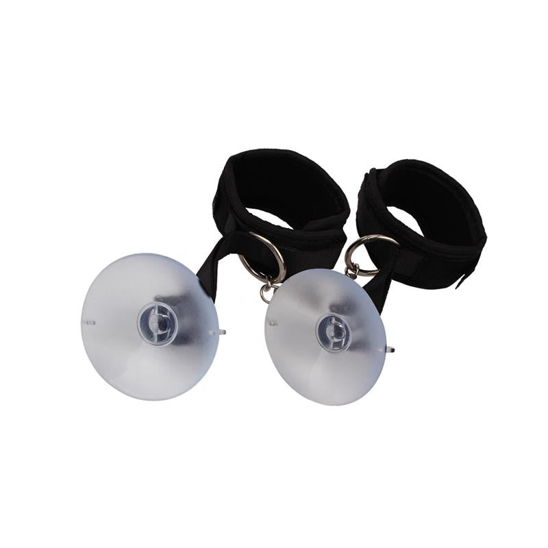 CHISA - TIE UP HANDCUFFS WITH SUCTION CUPS