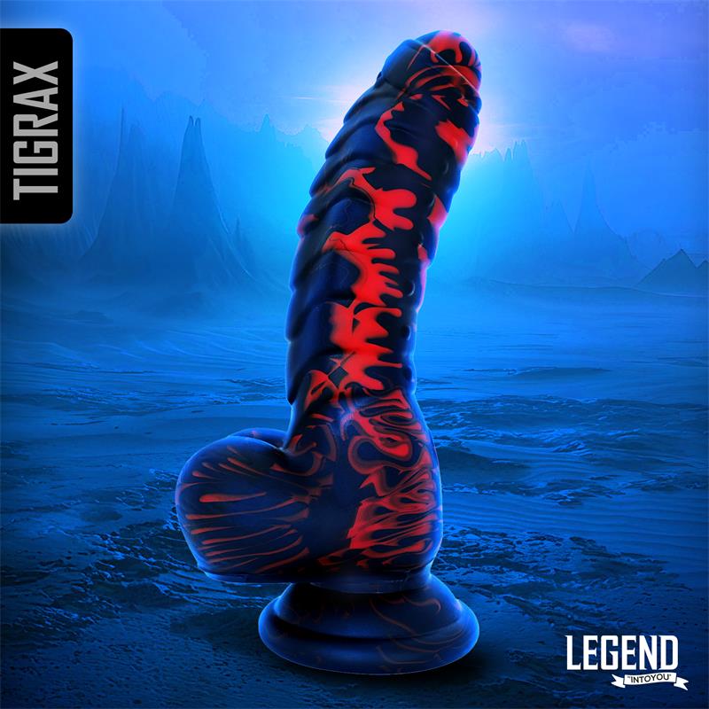 LEGEND - TIGRAX LIQUID SILICONE REALISTIC DILDO 17,5 CM