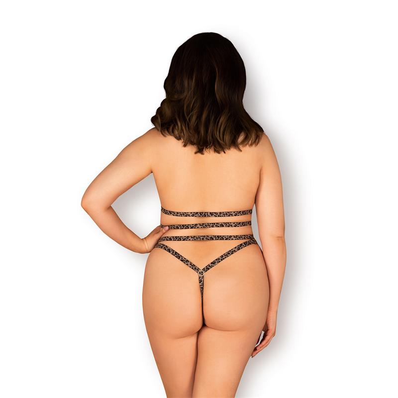 OBSESSIVE - TIGRITA 2 PIECE SET SIZE XL/XXL