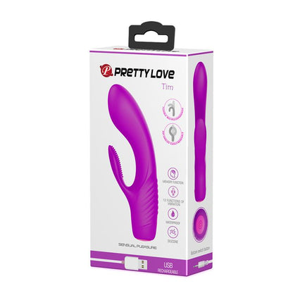 PRETTYLOVE - TIM VIBRATING G-SPOT RABBIT FLEXIBLE