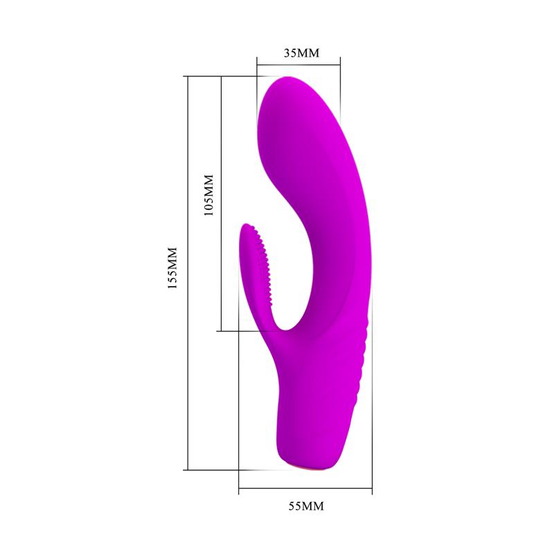 PRETTYLOVE - TIM VIBRATING G-SPOT RABBIT FLEXIBLE