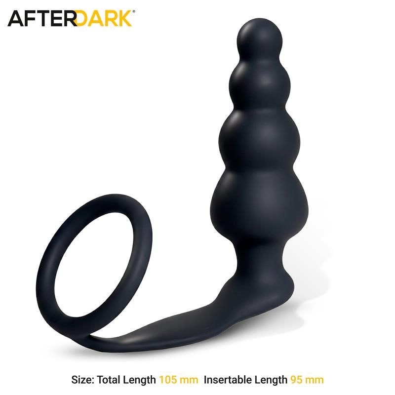 AFTERDARK - TIMKO ANAL PLUG WITH SILICONE RING