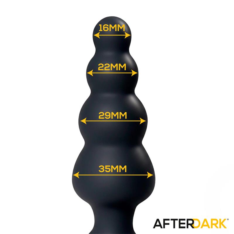 AFTERDARK - ANAL PLUG TIMKO AVEC ANNEAU EN SILICONE