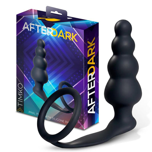AFTERDARK - TIMKO ANAL PLUG WITH SILICONE RING