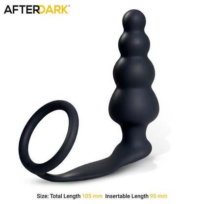 AFTERDARK - ANAL PLUG TIMKO AVEC ANNEAU EN SILICONE