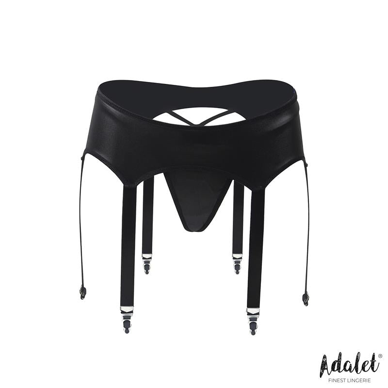 ADALET LINGERIE - TINA 3 STRIPS GARTER AND THONG SET