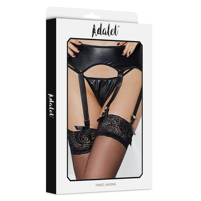 ADALET LINGERIE - TINA 3 STRIPS GARTER AND THONG SET