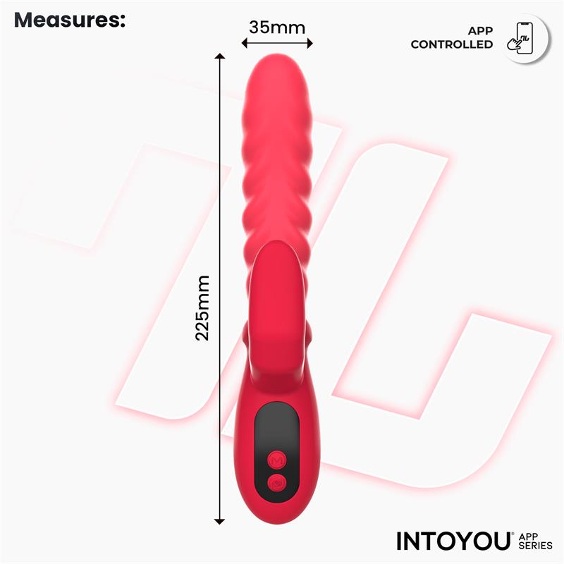 INTOYOU APP SERIES - TINGLY VIBRATOR WITH FINGER, WAVING AND APP