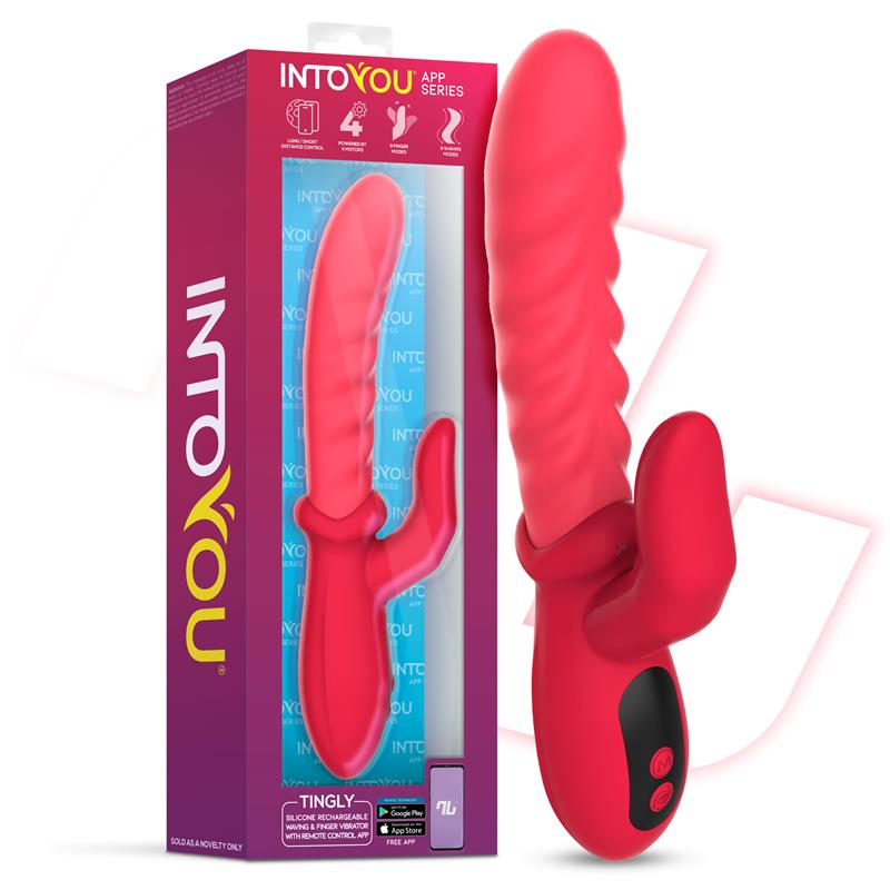 INTOYOU APP SERIES - TINGLY VIBRATOR WITH FINGER, WAVING AND APP