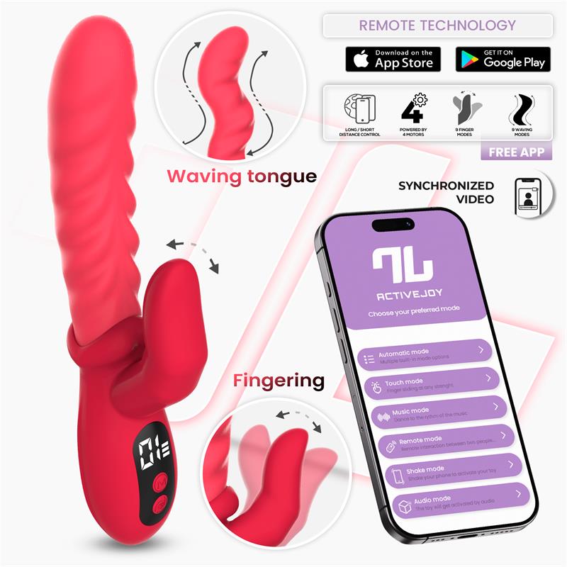 INTOYOU APP SERIES - TINGLY VIBRATOR WITH FINGER, WAVING AND APP