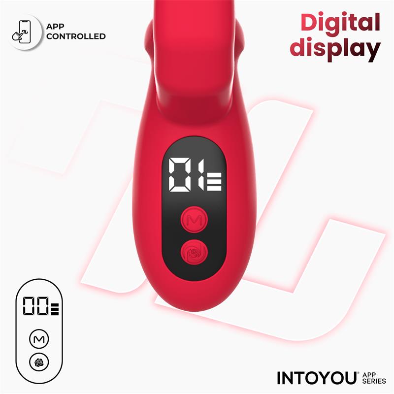 INTOYOU APP SERIES - TINGLY VIBRATOR WITH FINGER, WAVING AND APP
