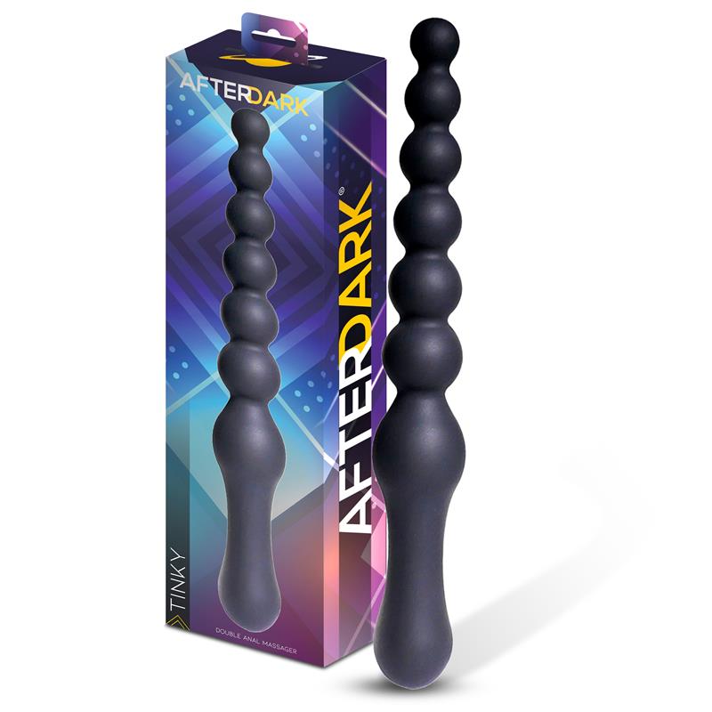AFTERDARK - MASSEUR ANAL DOUBLE TINKY EN SILICONE
