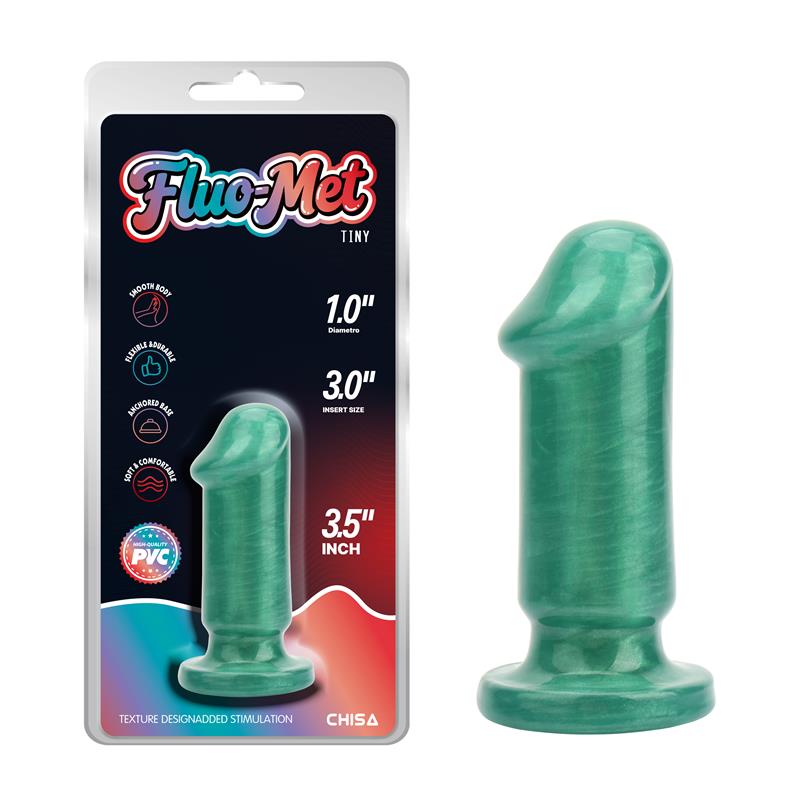 CHISA - TINY GREEN BUTT PLUG 3.5 - 9CM
