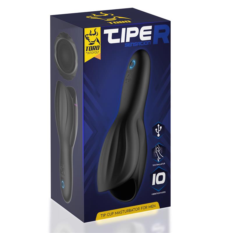 MINOTHOR - MASTURBADOR PARA HOMBRE TIPER TIP CUP DE SILICONA USB
